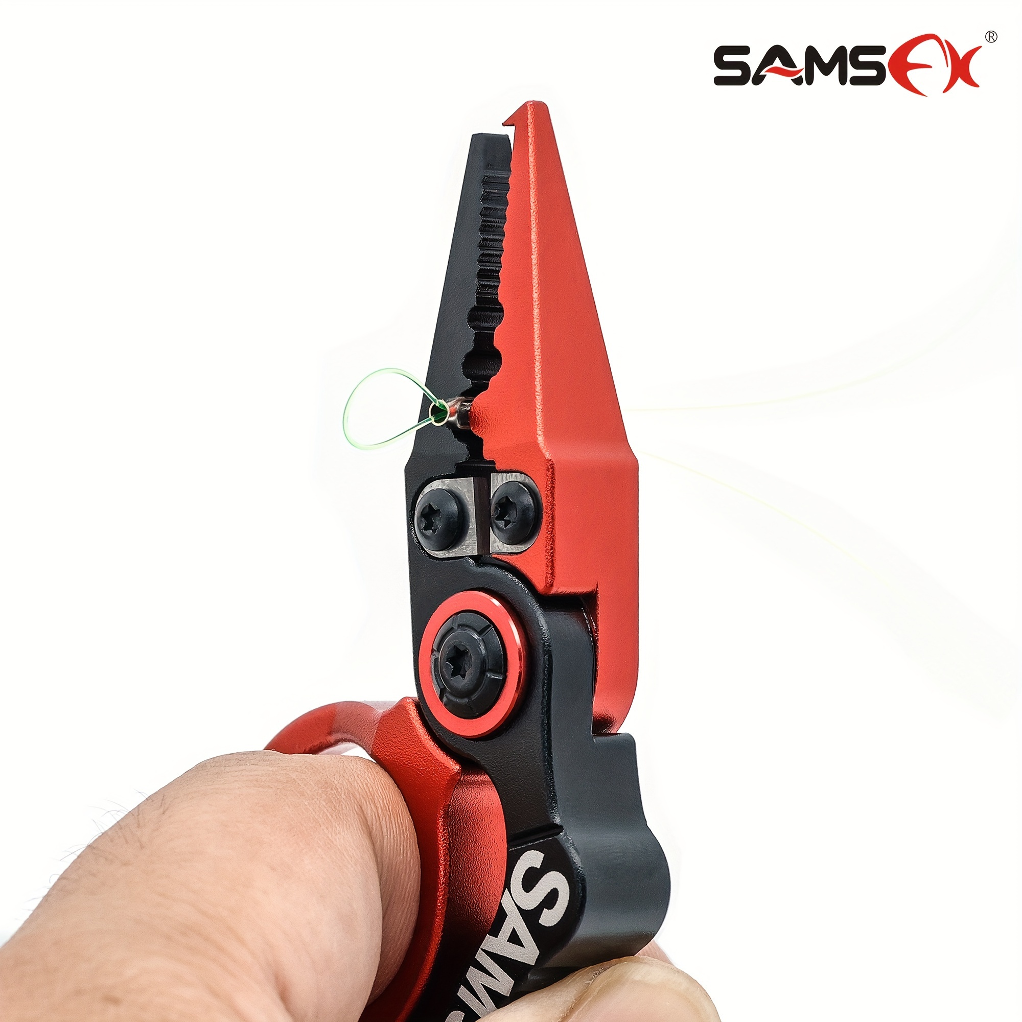a set of multifunctional mini fishing pliers and   release line puller combination without battery Product details 9