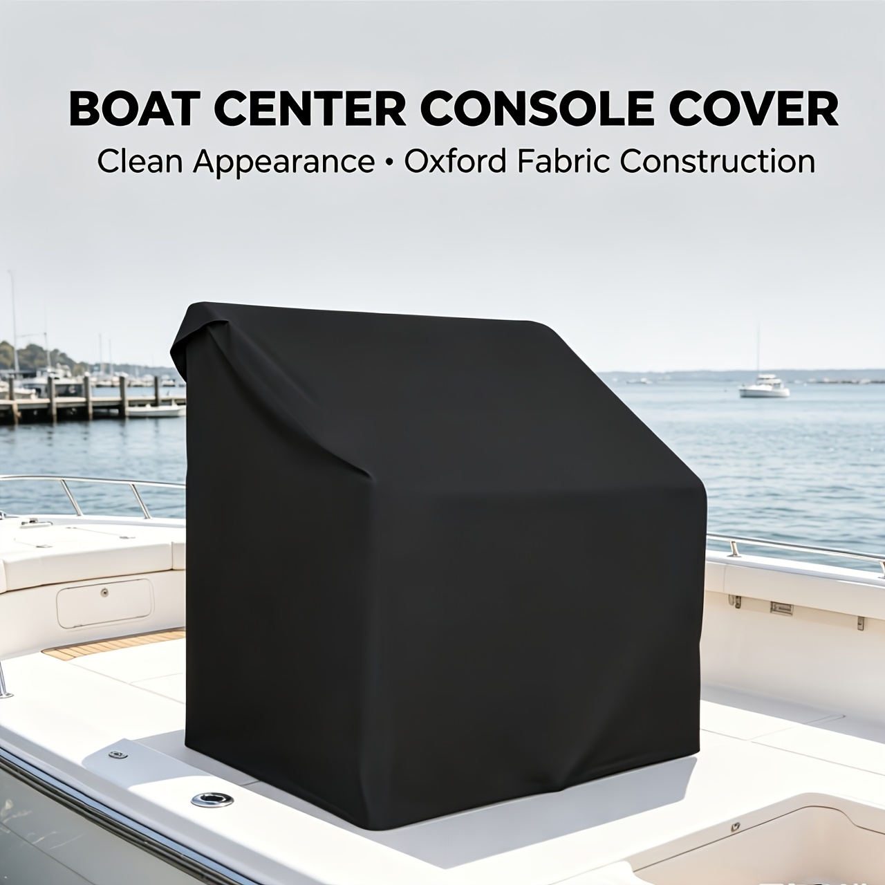 Boat Center Console Cover in 420D Oxford Fabric