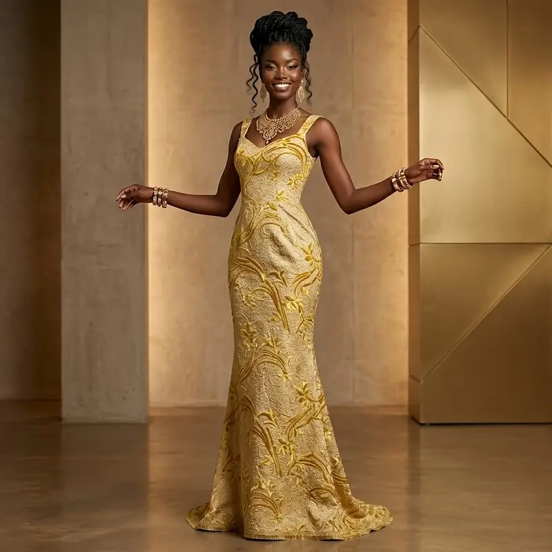 african embroidery dress designs African Clothing For Women Embroidery Long Dress Bazin Riche Design with Scarf