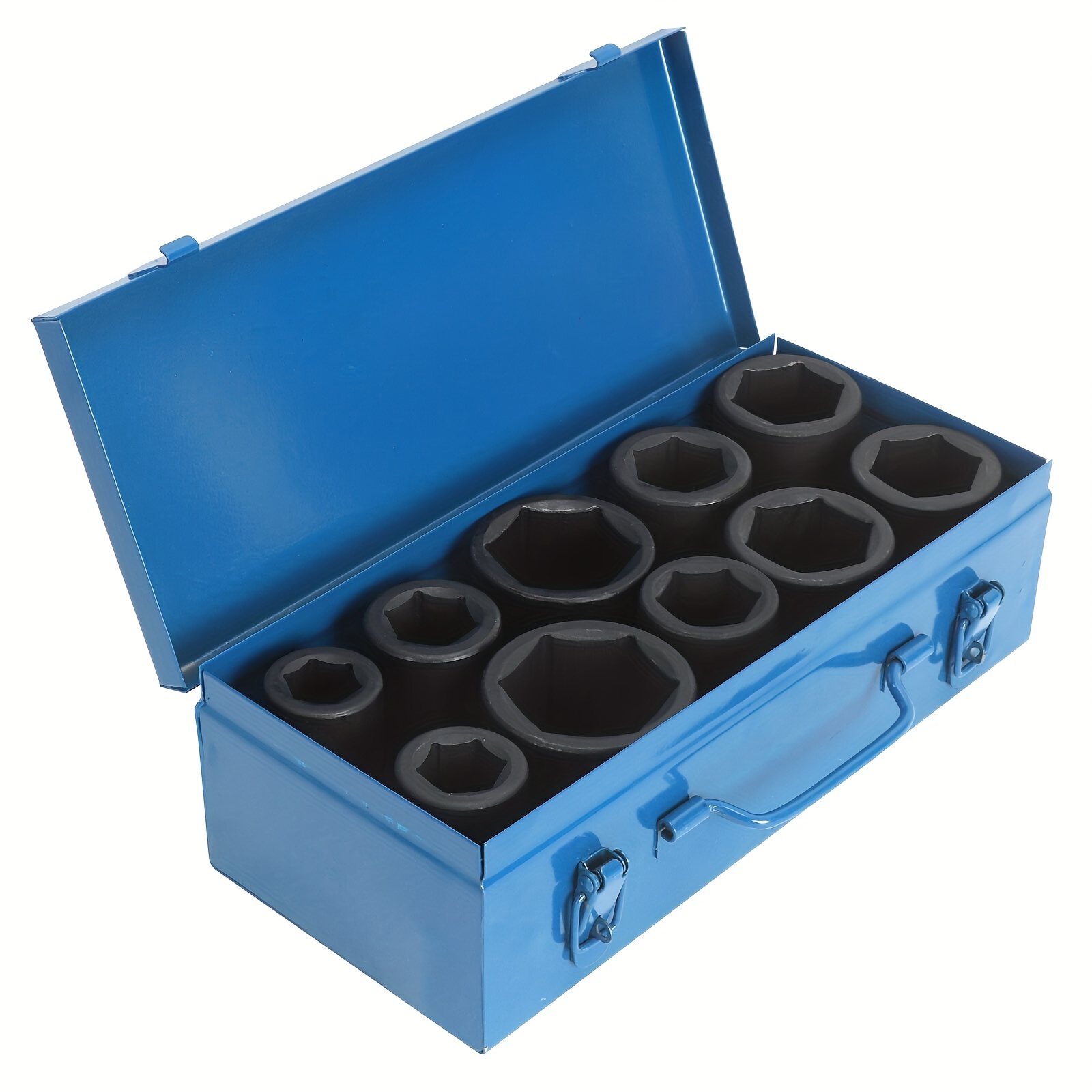 10Pcs Impact Socket Set with Plastic Storage Box