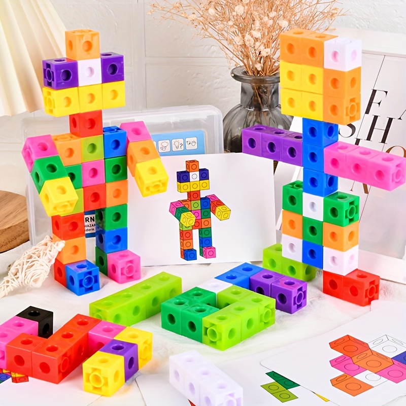 

Magic Transforming Cube Puzzle Building Blocks Toy, Early Educational Puzzle Toy, Color Recognition Blocks, Building Toy, Training Logical Thinking Ability And Hands-on Ability
