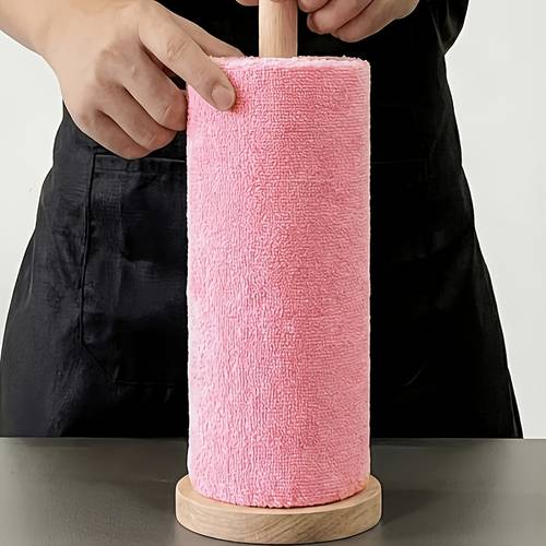 1 roll 4m length reusable cleaning cloths suitable wet wipes dish towels washable reusable wet wipes with perforated tear off sheets multipurpose cloth for dishes household cleaning