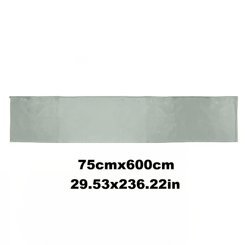 E-shop Cut Free Wohnmobil Caravan Markise Zugluftschutz für Wohnmobil 50/75Cm Tiefe -800Cm Länge