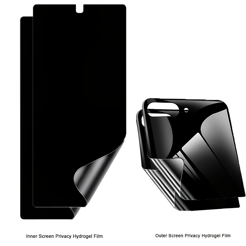 TEMU [2 2pcs] 2pcs Foldable And 2pcs Outer Screen, Compatible With For Galaxy Z Flip 8/z Flip 7/z Flip 7fe/z Flip 6/z Flip 5/z Flip 4/z Flip 3/z Flip