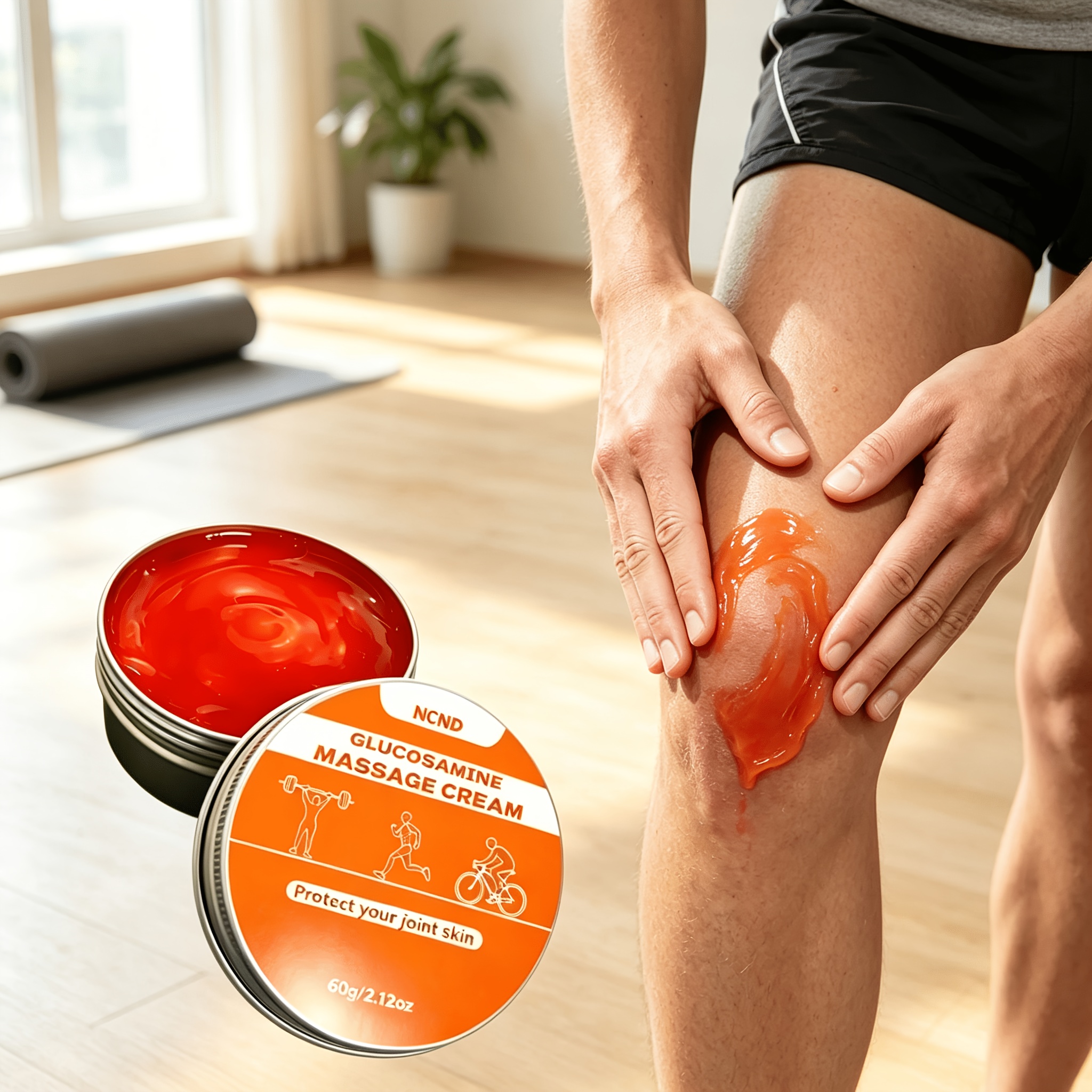 warming massage body cream   moisturizing soothes skin discomfort nourishes shoulders back elbows and knees Product details 3
