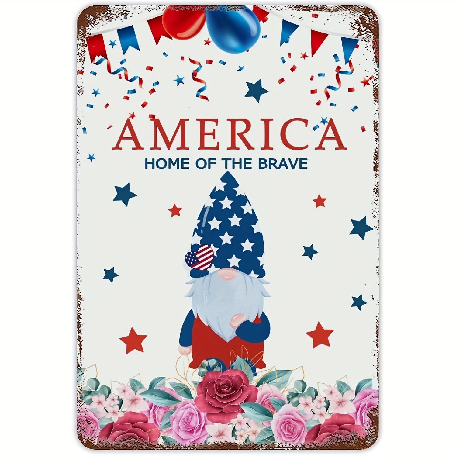 Independence Day Metal Sign 4th July Decor Country American - Temu ...