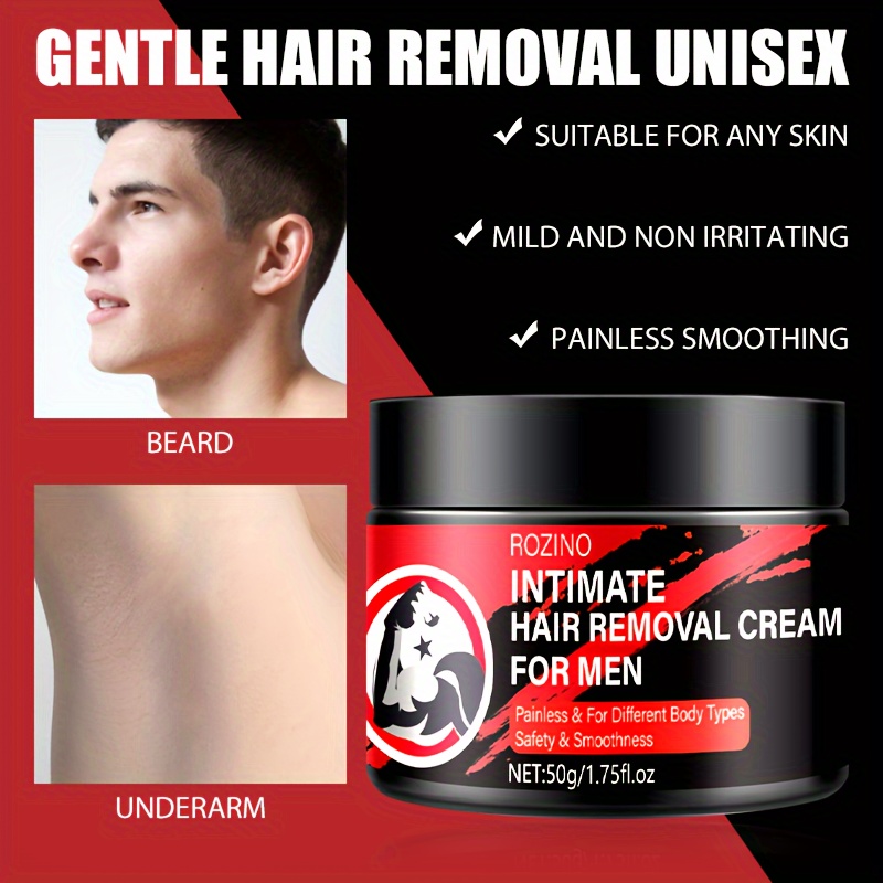 Men s Hair Removal Cream Whole Body Hair Removal Cream Mild Temu