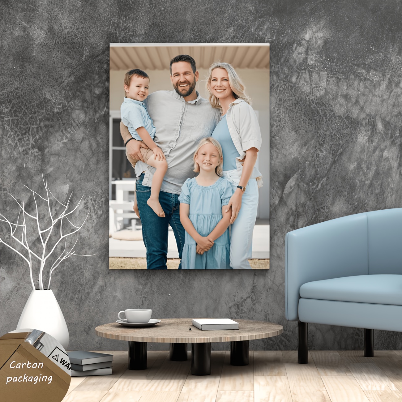 TEMU 2d Flat, 2d Flat Canvas Art, Extra Large Custom Photo Canvas Print. This Digital Wall Art Is Perfect For Decorating Home Offices, Living Rooms,