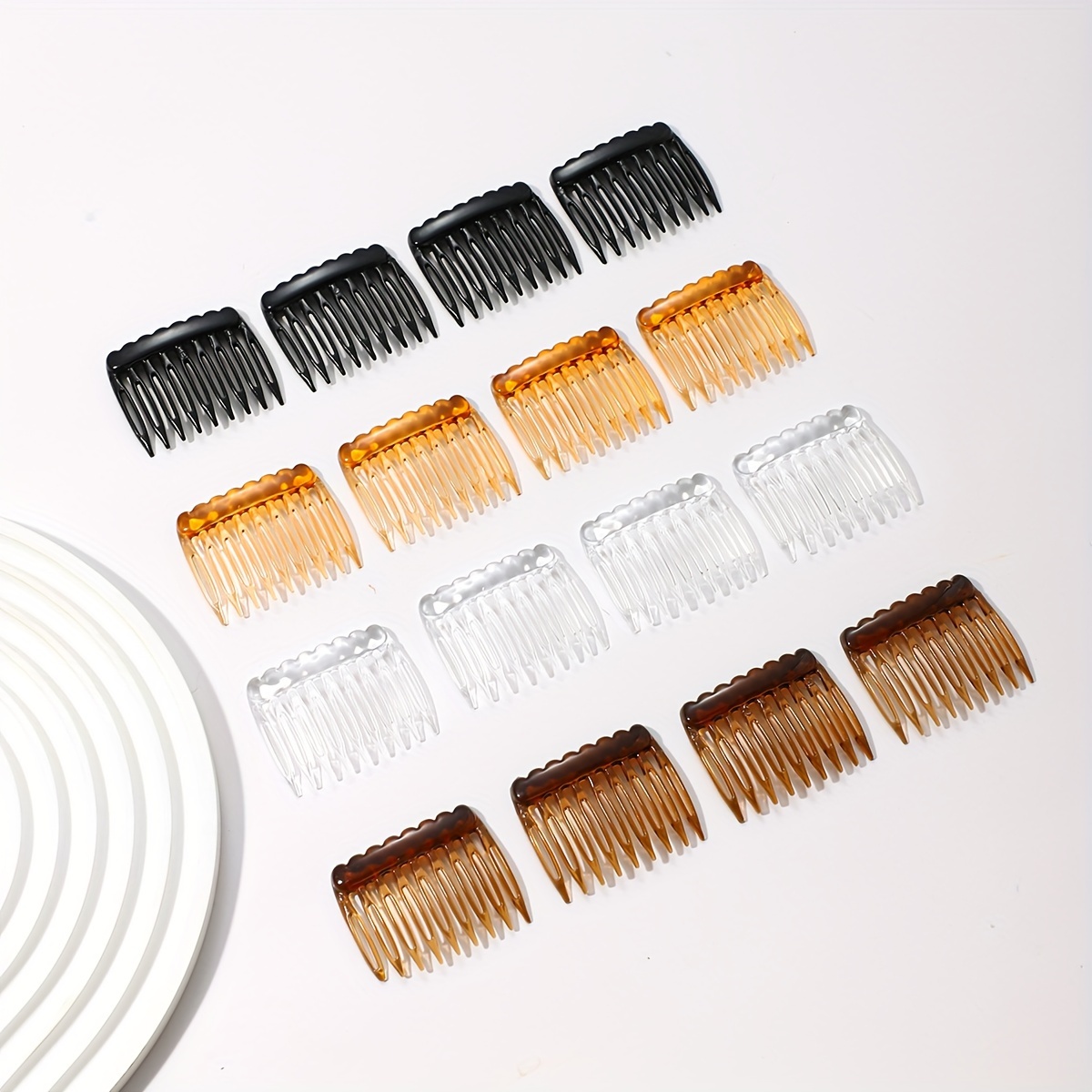 

16pcs Hair Comb Set For Women - 5cm, 9-tooth Design, Ideal For All Hair Types, Fragrance-free