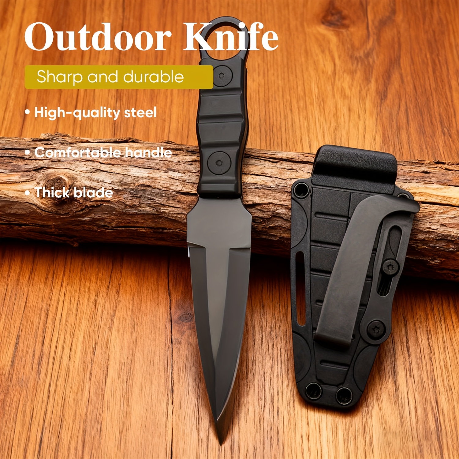   edc de acero inoxidable para exteriores con   k,   de  .   para exploración en la  , senderismo y  . un gran regalo para hombres y  .   sin afilar