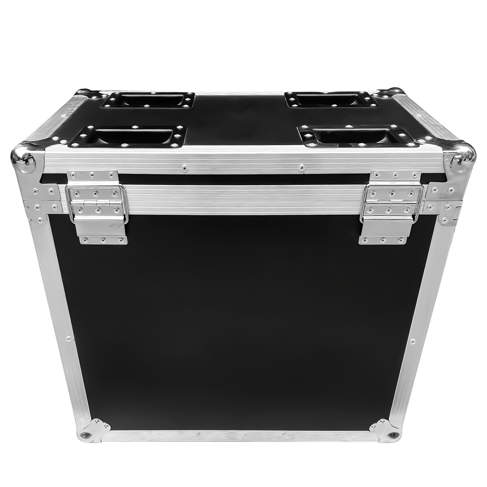 Black Flight *37*57cm Eva Foam Partition Airline Case Pe Leather For 2pcs Moving Head Light, Stage Lights Drop-proof Durable