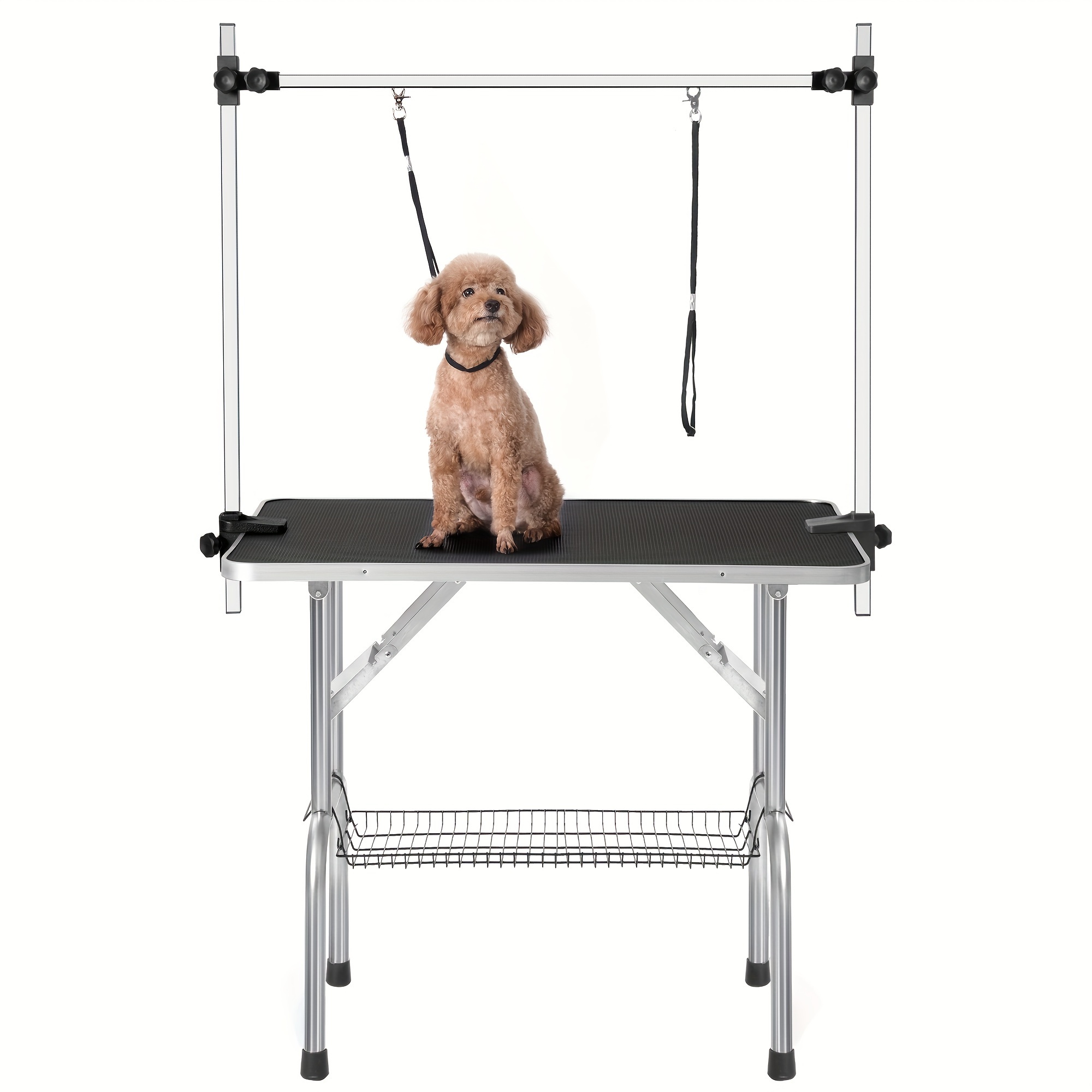 

36"/42"/46" Professional Dog Pet Grooming Table Adjustable Heavy Duty Portable W/arm & & Mesh Tray-multiple Colors From