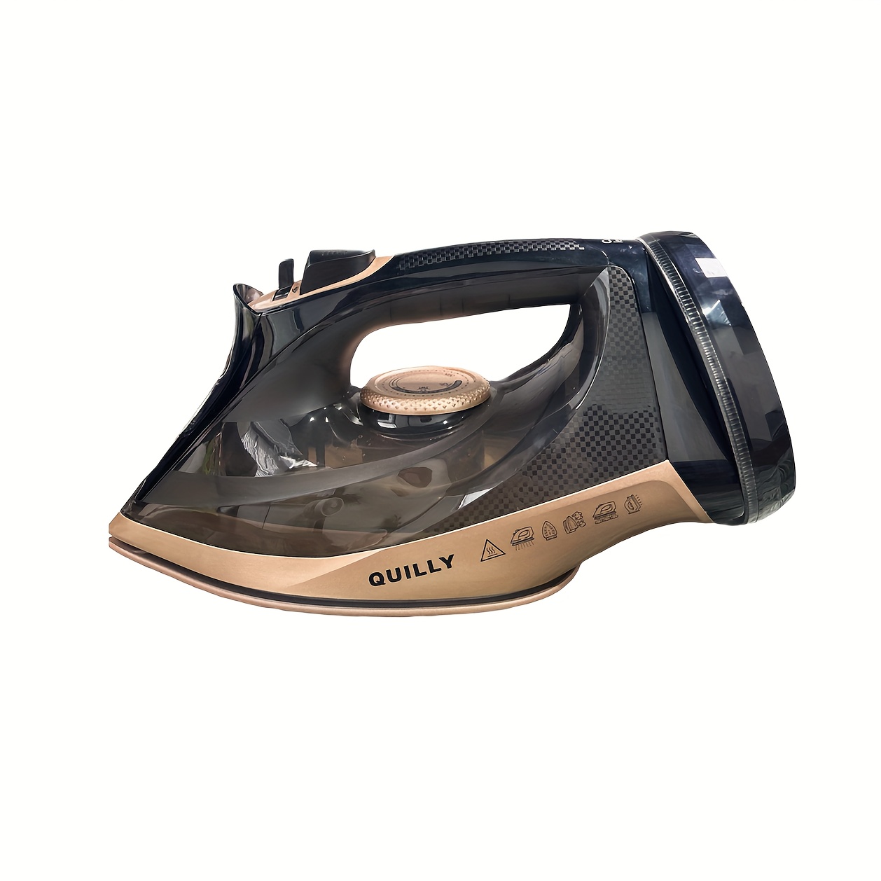 cordless steam iron high power 2200w portable handheld iron with   steam heavy duty travel steam iron suitable for home use wrinkle removal clothes curtains fabrics fast heating non stick base plate Product details 2