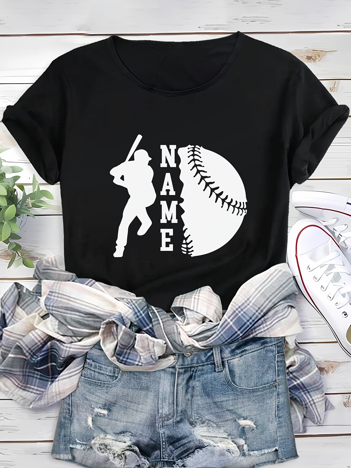 Honkbal shirt online dames