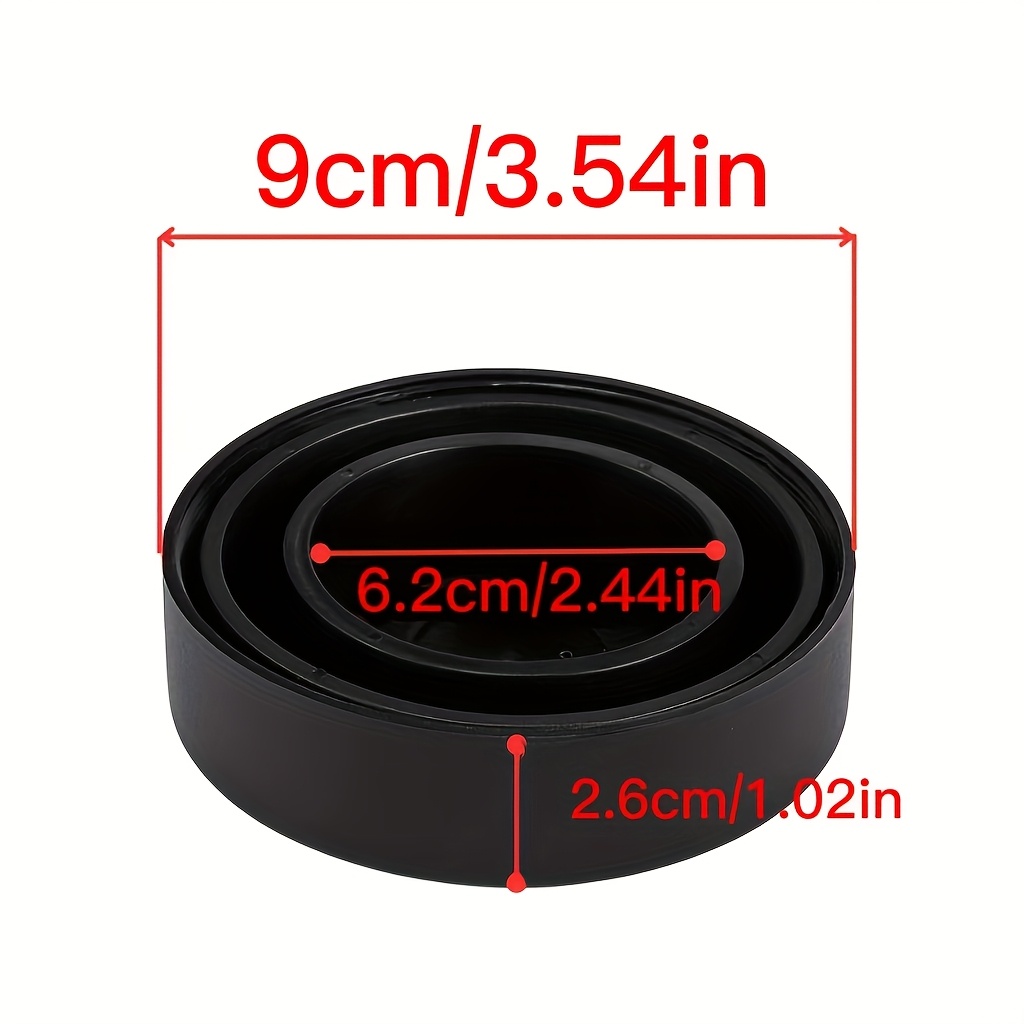 set of 4 universal dust covers for car headlights featuring an extended rubber ring for waterproof sealing compatible with h7 bulbs and led extended rear caps