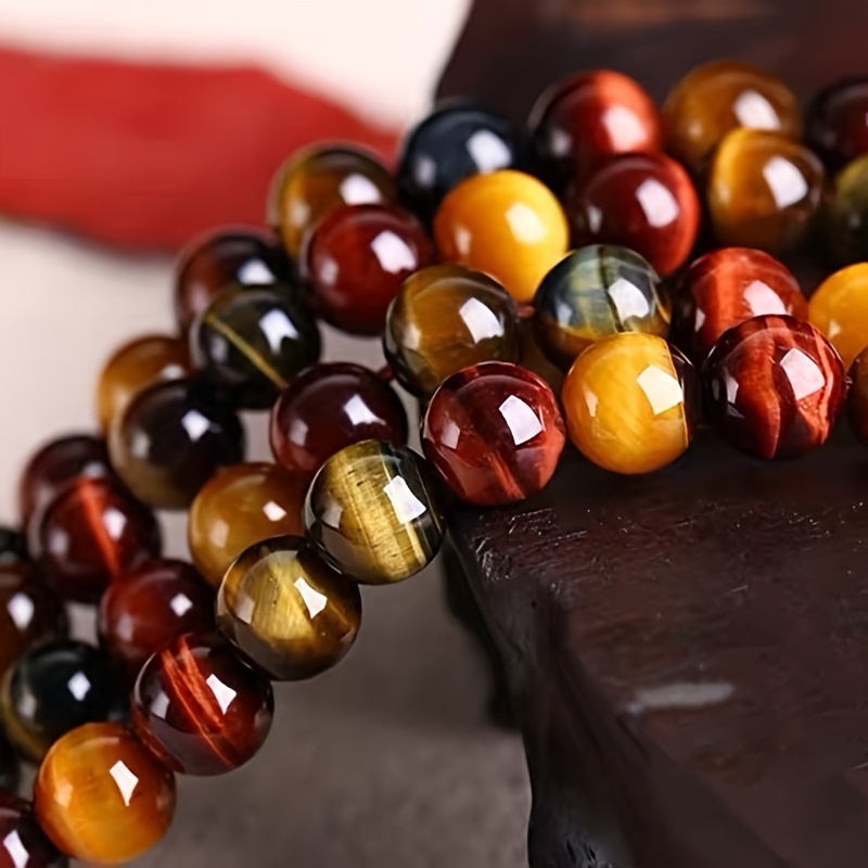 

4-12mm Aaa Natural Stone Tiger Eye Beads Goegrous Loose Spacer Beads For Jewelry Making Diy Bracelets Necklace Accessories Supplies