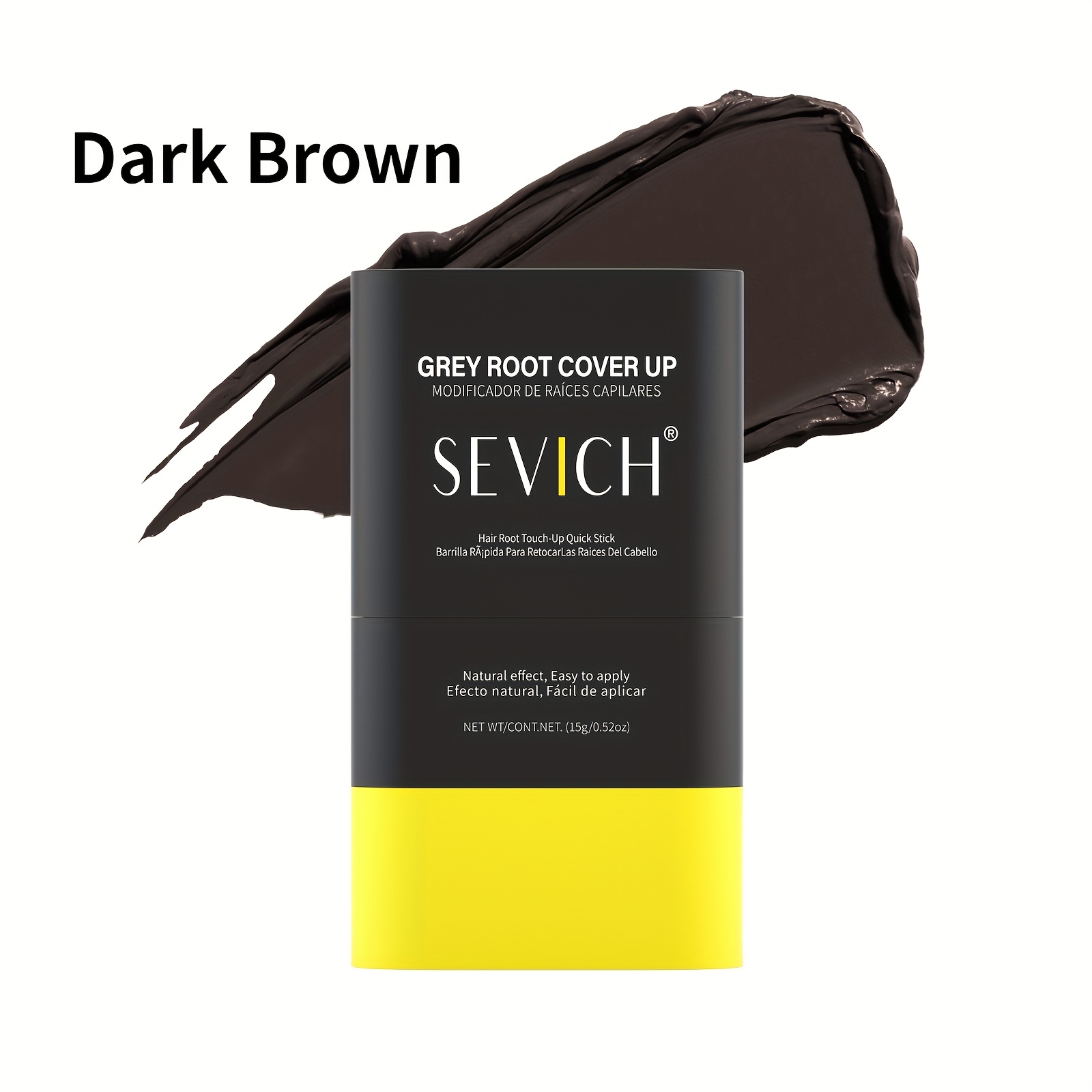 Sevich Disposable Beard Dye Pen Is A Washable Hair Color Stick Designed For Men, A Temporary Solution For Covering Up Hair. This 2-in-1 Product Combines A Hair Dye Stick And A Brush