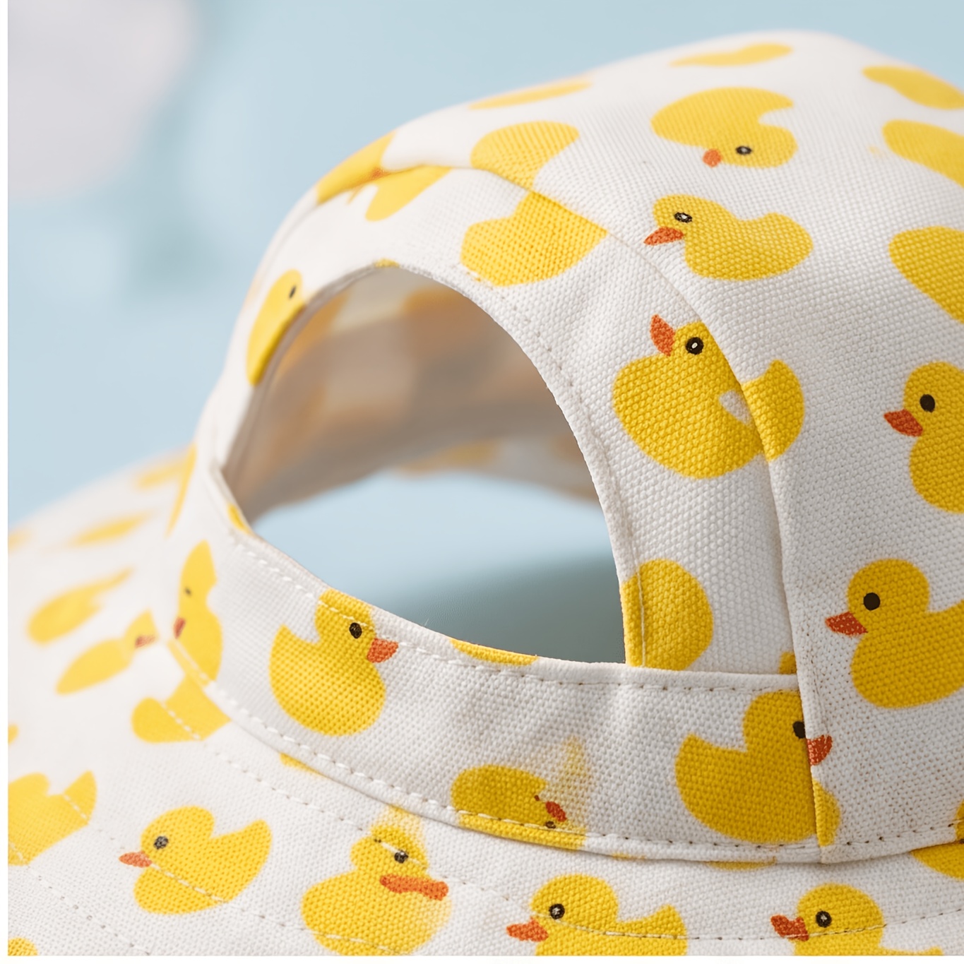 TEMU 【耳穴付き】調節可能なペット用サンハット - 通気性の良い猫と犬用フィッシャーマンハット。小型から中型犬・猫、子犬に最適。夏の屋外での日焼け対策に。