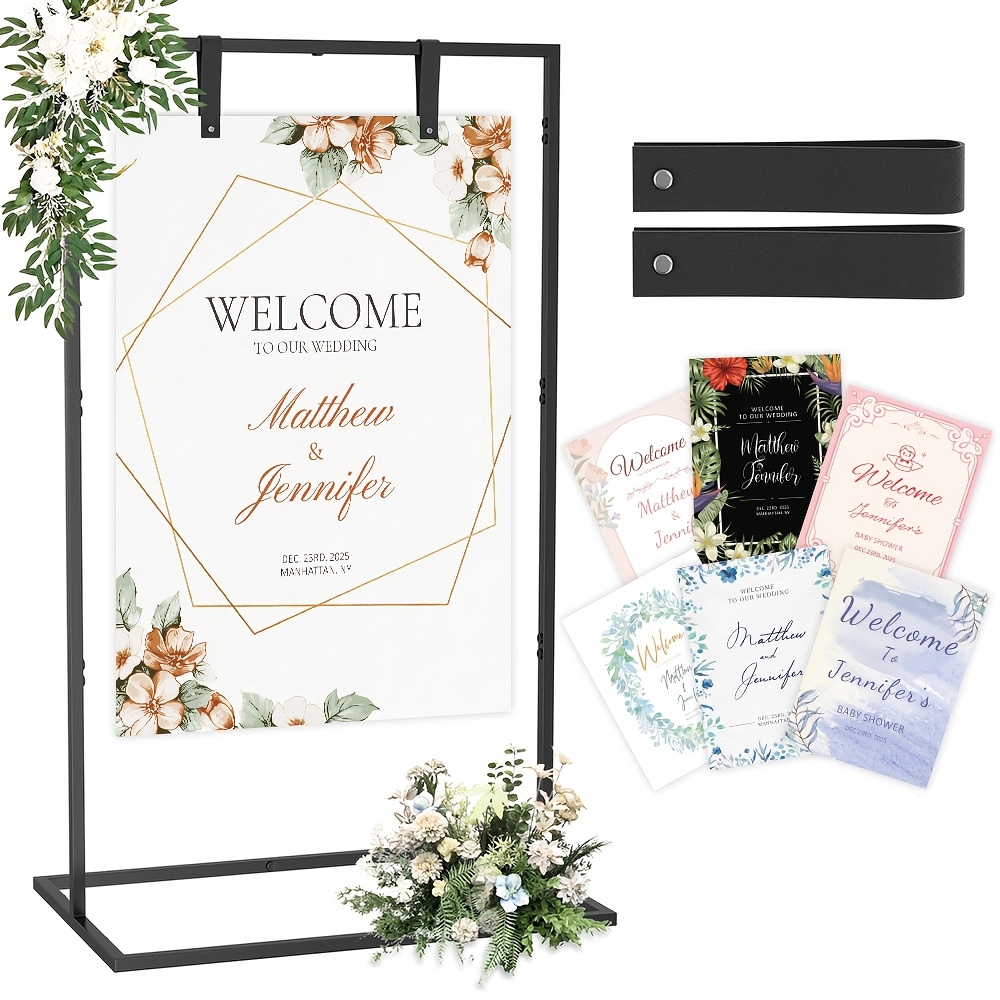 TEMU Heavy-duty Metal Adjustable Wedding Arch Suitable For Wedding Decorations, Poster Designs, Halloween-themed Decorations, And Christmas Party