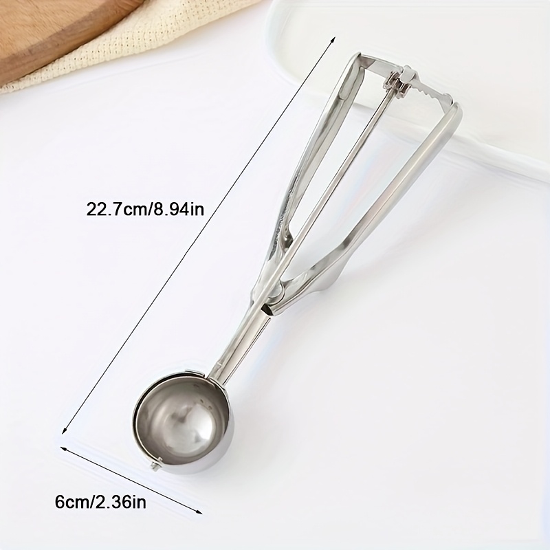 TEMU 4/5/6cm Iskopp i rostfritt stål, Iskopp, Iskopp, Melon Baller, Melon Ball Scoop