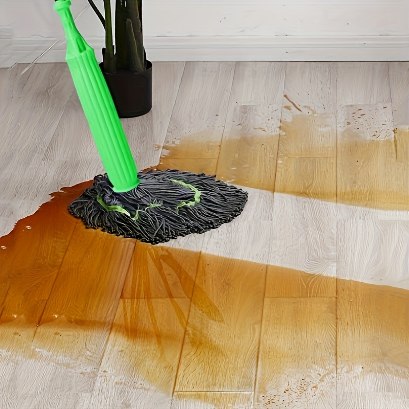 rotating mop for home and dorm use - multifunctional 360° rotating floor cleaner with durable plastic/metal handle, washable reusable mop head - no electricity needed, perfect gift for holidays like weddings, back-to- , christmas,  ., stylish design, best for christmas details 1