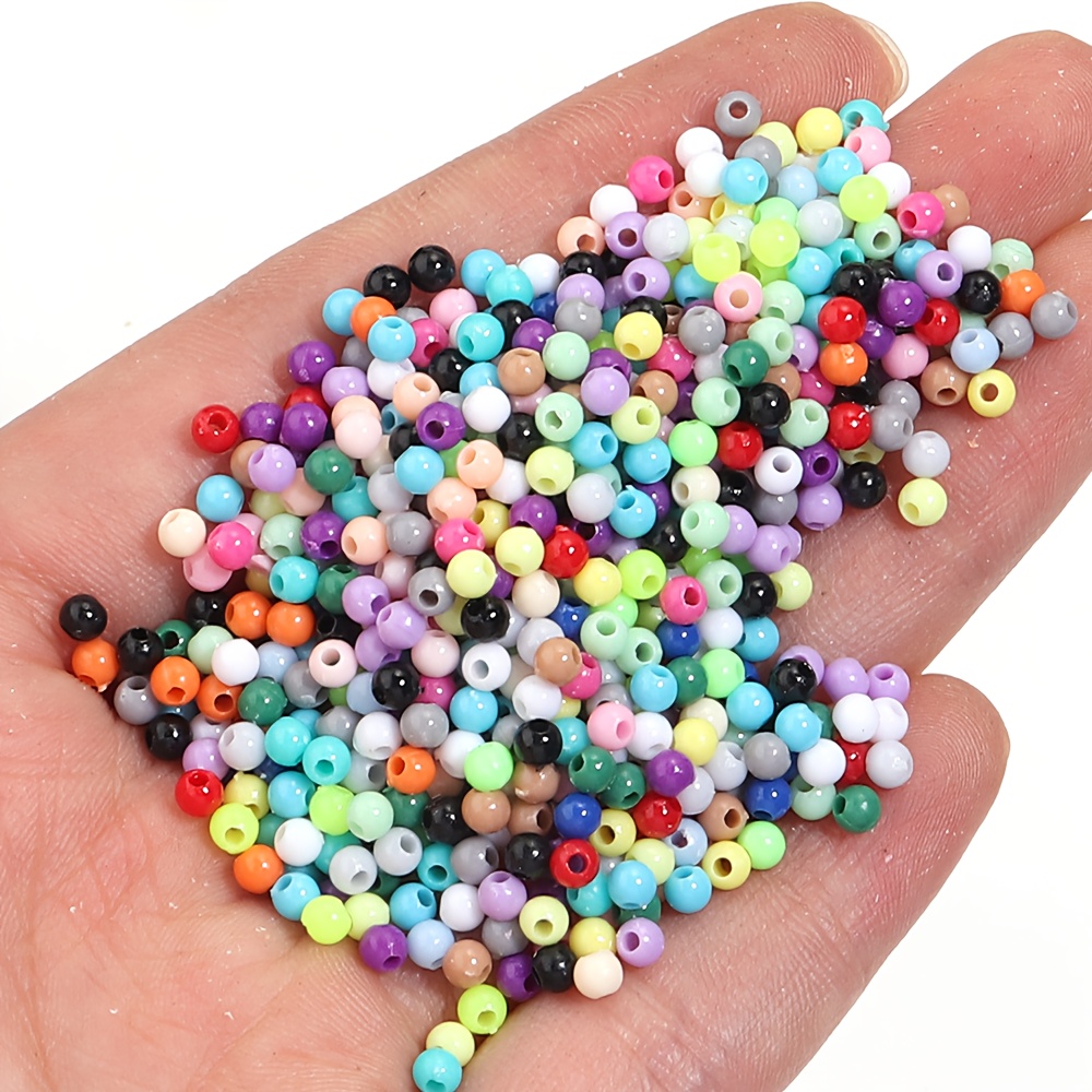 20 Mixed Color Frosted Acrylic Round Chunky Beads 16mm Smooth Ball Rubber Tone e