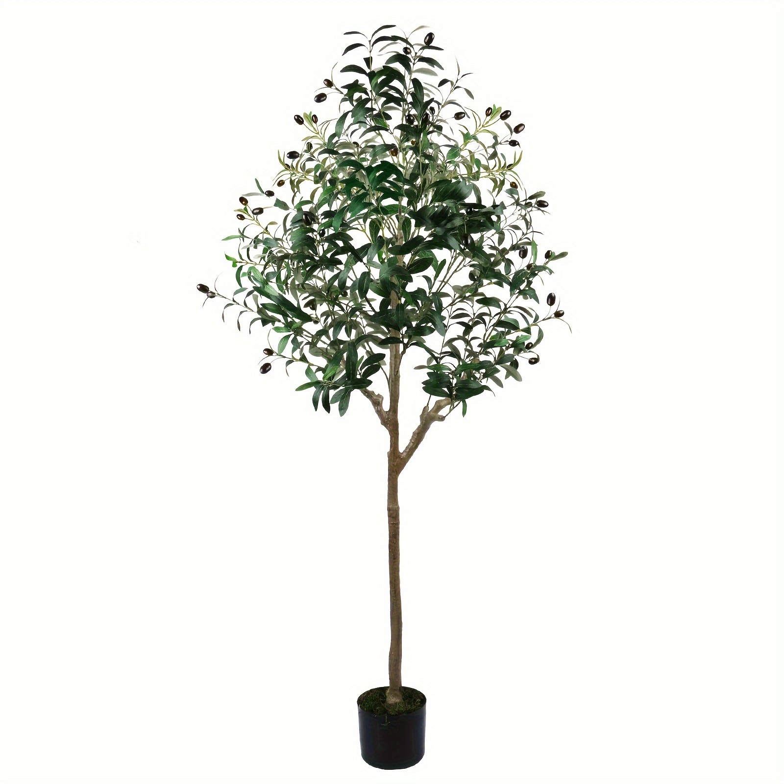 5ft Artificial Olive Tree - Ideal Indoor/outdoor Decor For Living Room, Office, Patio & More - Durable Tree With Leaves, Low Maintenance