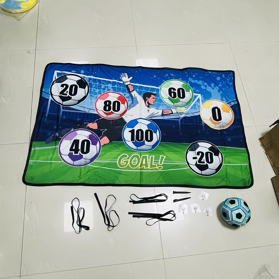 Image of Soccer Ball Games Set For , Indoor Outdoor Soccer Goal Toss Game For Backyard, Sport Toys Soccer Gifts For Boys Girls 3+ Years Old Birthday Christmas