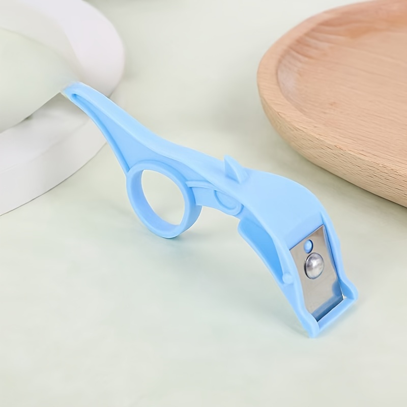 TEMU 1/4 Fruit Peeler, Vegetable Peeler, Creative Peeler, Multifunctional Peeler, Peeler, Ring Handle Orange Peeler, Kitchen Peeler, Melon Peeler,