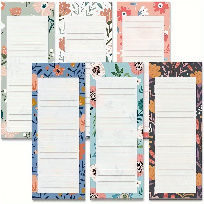 

Magnetic Grocery List Pad For Fridge - 60 Sheets, Full Magnet Back, , Paper Cover Material, To-do List Notepad (1pc)