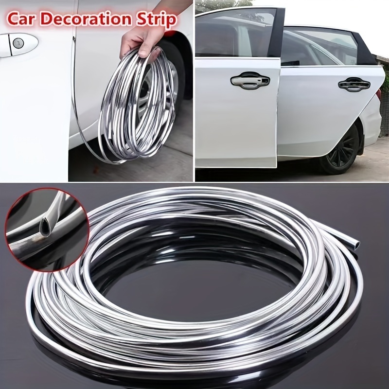 

Decorative Strip For 6 Meters Car Door - Premium Protection Cover, Featuring A Rolled Design To Prevent Scratches And - Rear Bumper Guard, Enhancing Vehicle Protection, Automotive Accessories