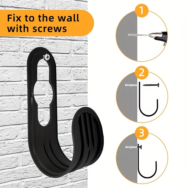 Water Pipe Hook Water Pipe Bracket, Garden Water Pipe Hanger, Garden Watering Water Pipe Hook Wall-mounted Neat Bracket