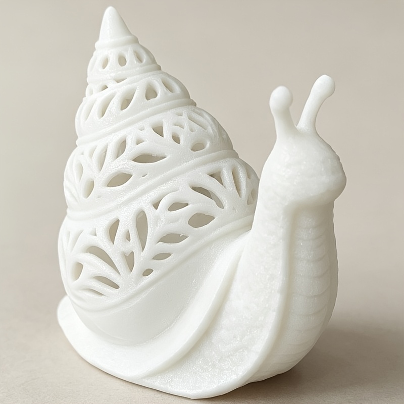 TEMU 1pc Mini Retro Snail Statue Ornament - Hollow-out Suitable For Indoor/outdoor Use, Plastic Spiral Shelf Decor For Bookshelves, Easter Gifts,