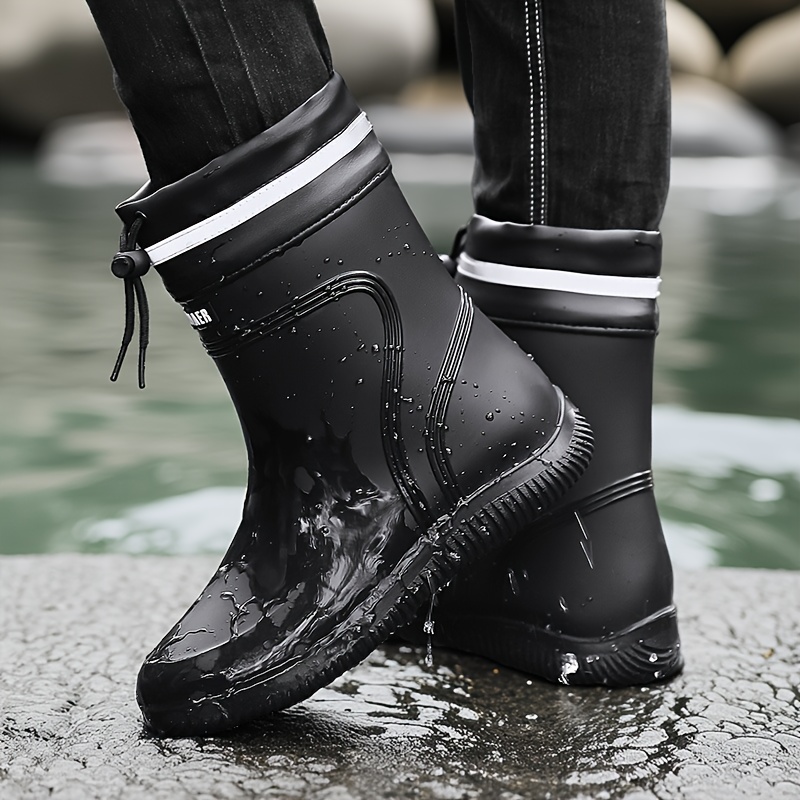 Generisch Bottes De Pluie Mi-mollet Pour Homme, Bottes De Pluie