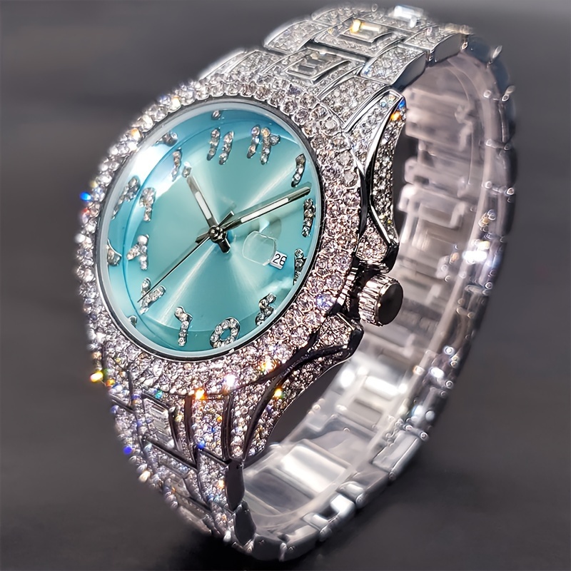 Image of Couple's Luxury Watch, Men's Unique Style-free Arabic Quartz Watch, For Women And Men, Gift For Eld, Gift For