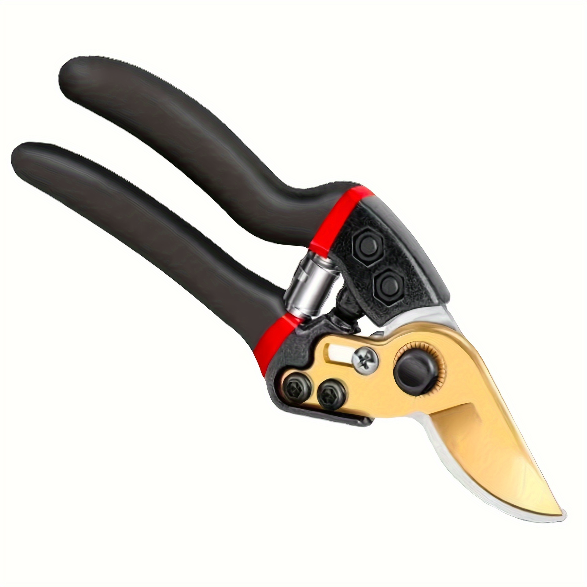 

2-piece Set: Ergonomic Spring Pruning Shears For Weak Hands - Ideal For Gardening & Bonsai, Includes Thick Branch Cutter & File