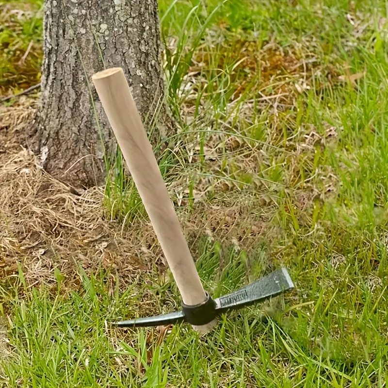 

A Wooden And Stainless Steel Weeding Tool Used For Excavation, Vegetable , Precise Path Maintenance, And Weeding In Gardening