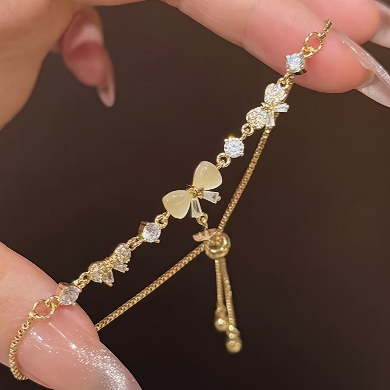 TEMU Nieuwe schattige, eenvoudige en elegante verstelbare damesarmband, geschikt voor feesten, dagelijks gebruik en bruiloften
