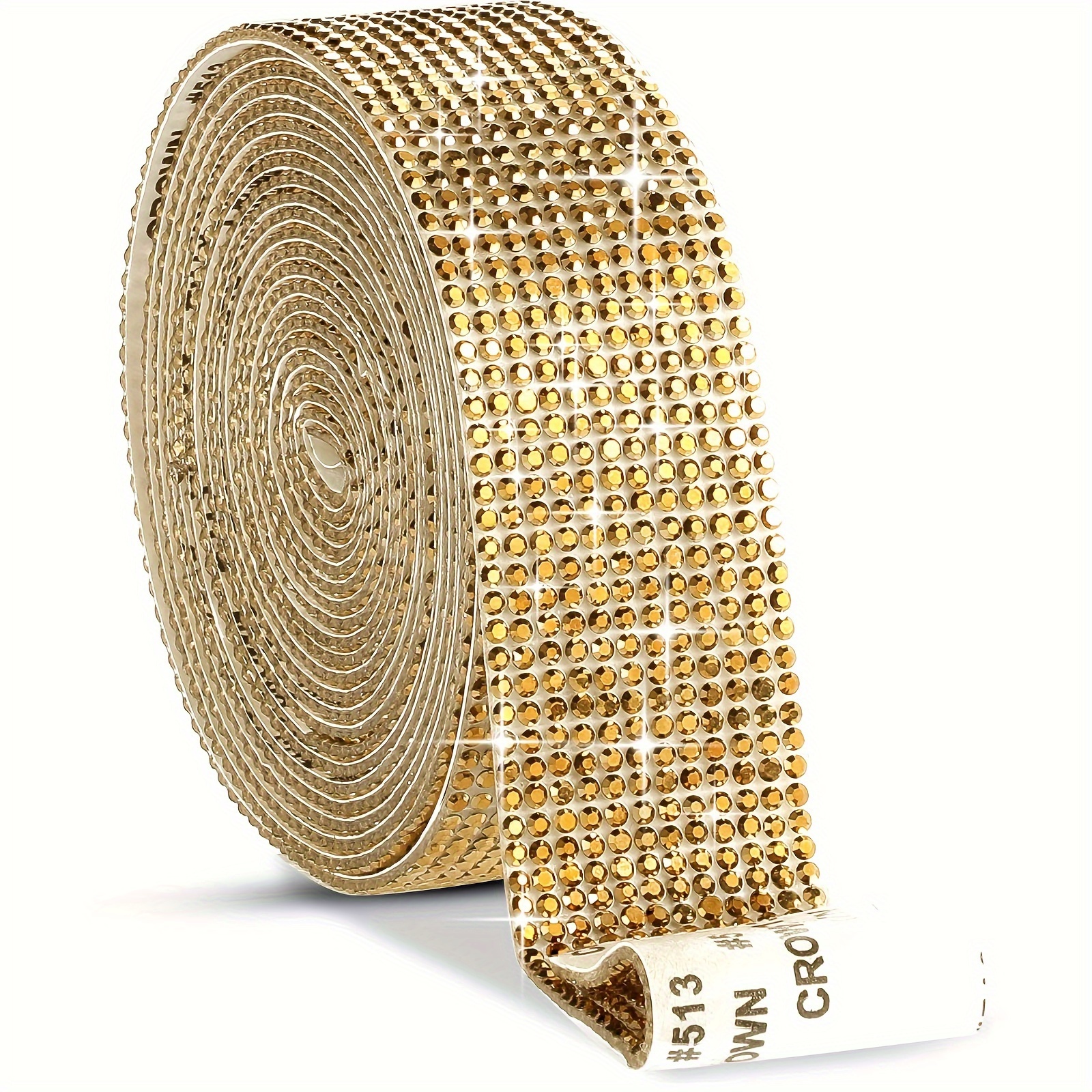 

12-row - Rhinestone - Diy Roll For , Phone & Car Decorations, Jewelry Making Supplies