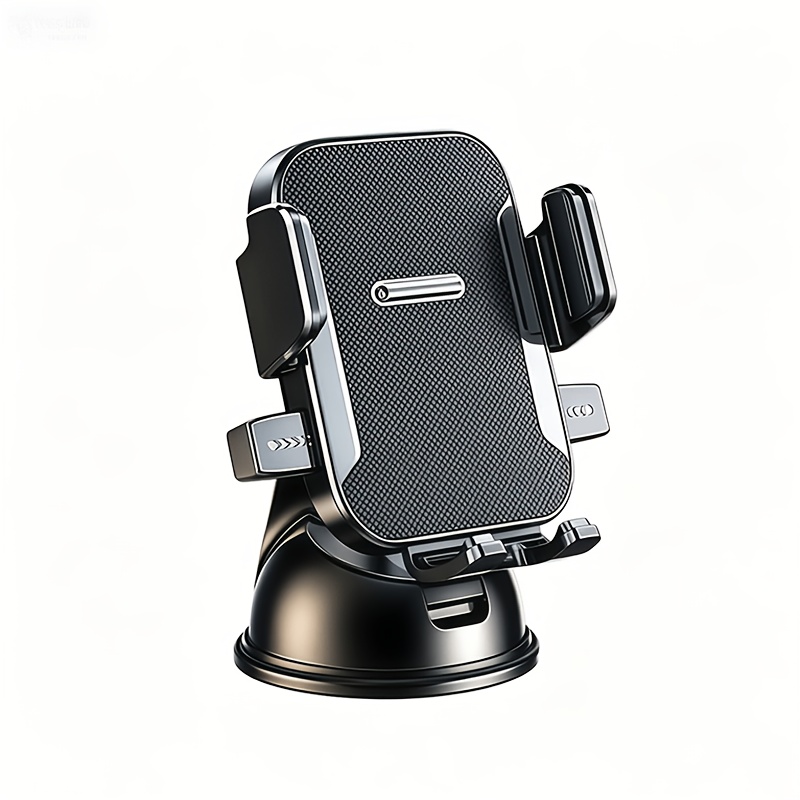 TEMU 360 Degree Rotating Car Phone Holder, Abs Material, 2026 New Universal Vehicle Dashboard Navigation Bracket, View And Ventilation , Suitable For
