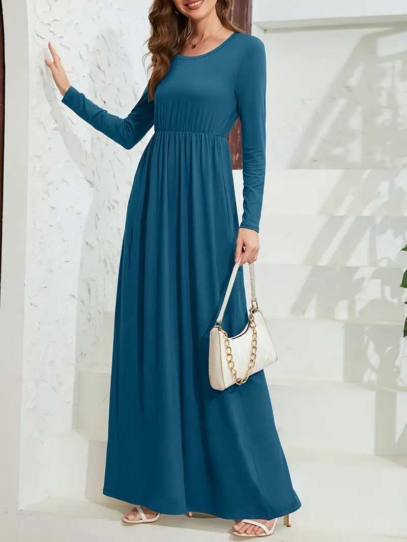 womens casual a line long sleeve dress solid color machine - Temu Philippines womens casual a line long sleeve dress solid color machine - Temu Philippines