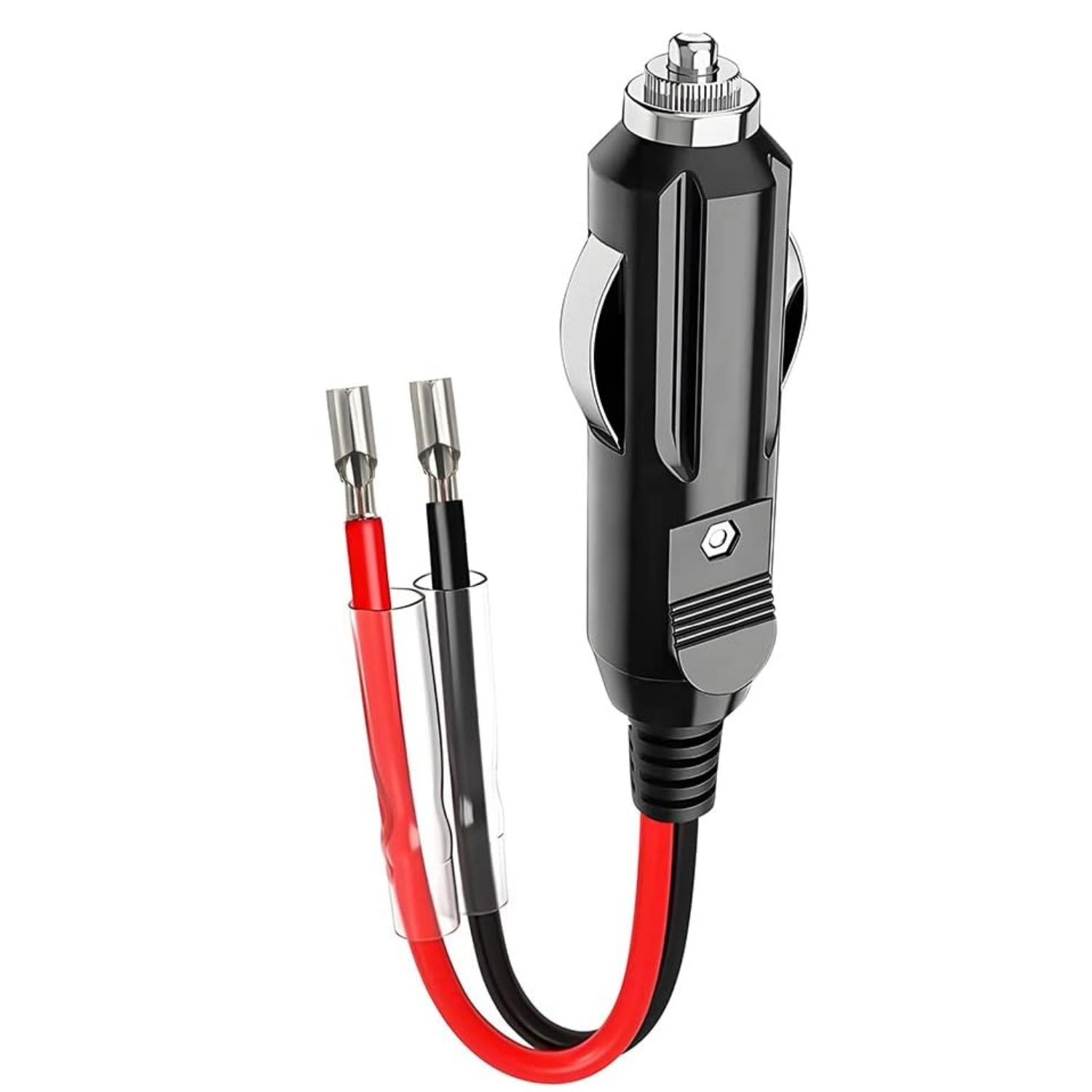 Car Car Plug Head Wire 12v 24v Car Plug Head Terminal Wire 16awg 30cm With Lead And Led Light Replacement Car Adapter