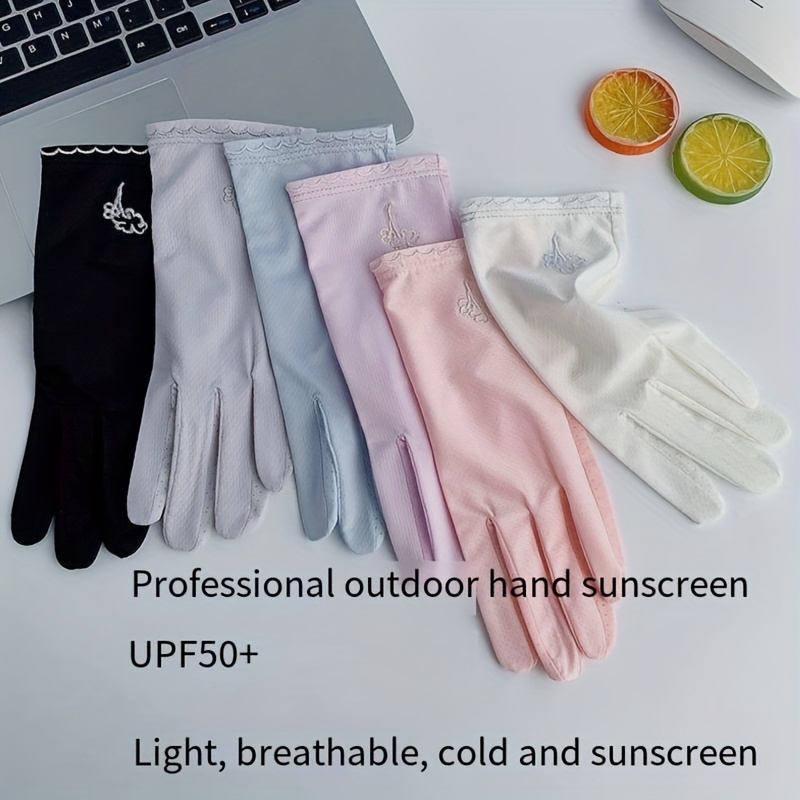 Sun Protection Gloves - Lightweight & Breathable Sun Gloves