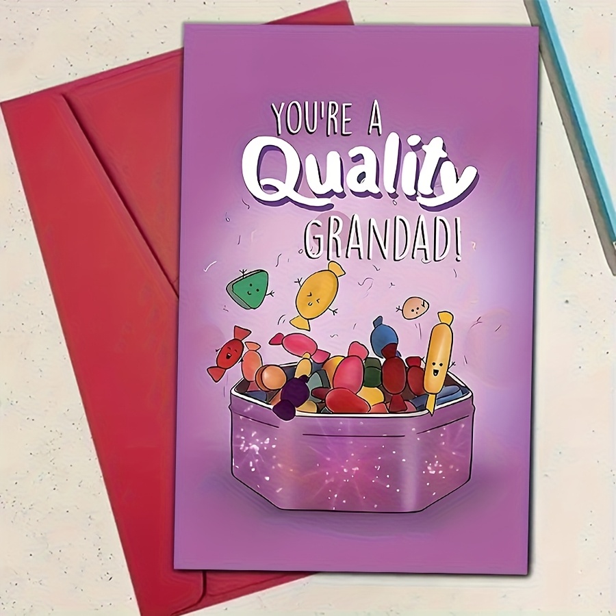 youre   grandad grandpa greeting card high quality surprise card for grandpa 10x15cm 4x6   envelope humorous and inspirational   fathers day birthday christmas thanksgiving retirement   paper