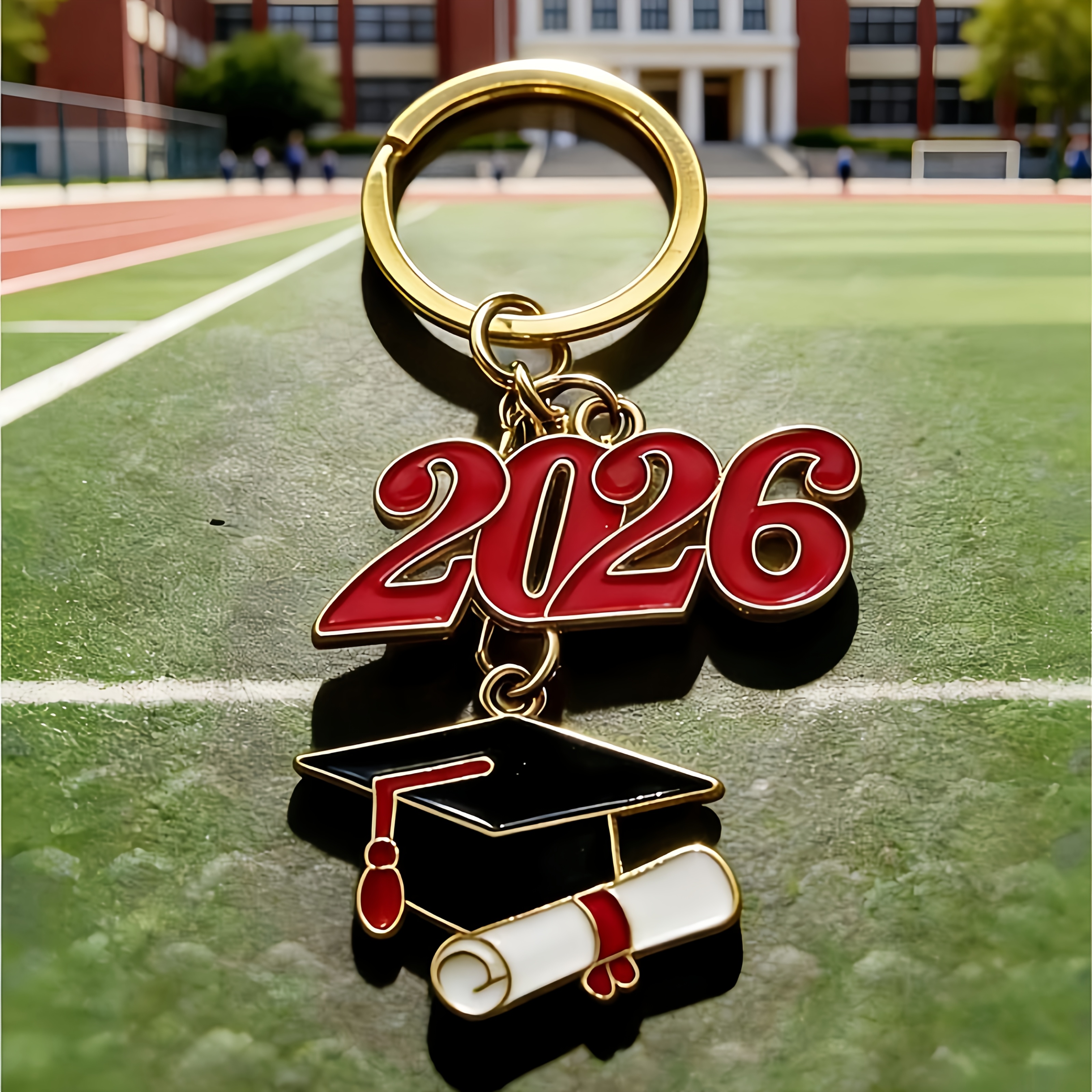 TEMU Juego de 1 llavero digital 2026, llavero de graduación, llavero para estudiante, llavero, llavero unisex para coche, llavero colgante, regalos