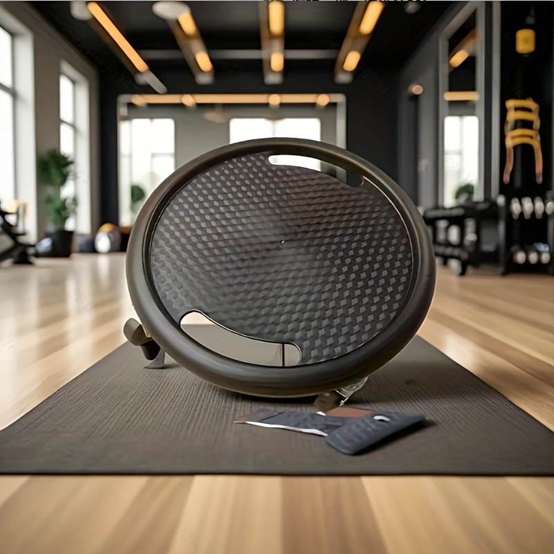 Fitness Sliding Discs with Wheels, a Multifunctional Core Workout Board Featuring a Roller And Handle Design, Quiet Exercise Equipment for Full-Body Muscle Training, Made of Durable PP And Stainless Steel, Gym Accessories.