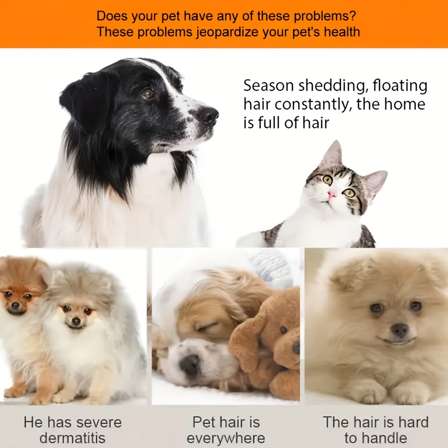 1pc extra long stainless   grooming brush for shedding 2 5cm 0 98in needle length     design removes 95 of dead hair   ideal for   german shepherds labradors medium to large breeds dog grooming supplies Product details 1