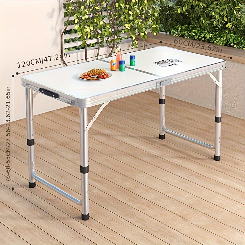 

Portable Folding Table - Aluminum Table 3 For Camping, Picnics, Bbqs, And