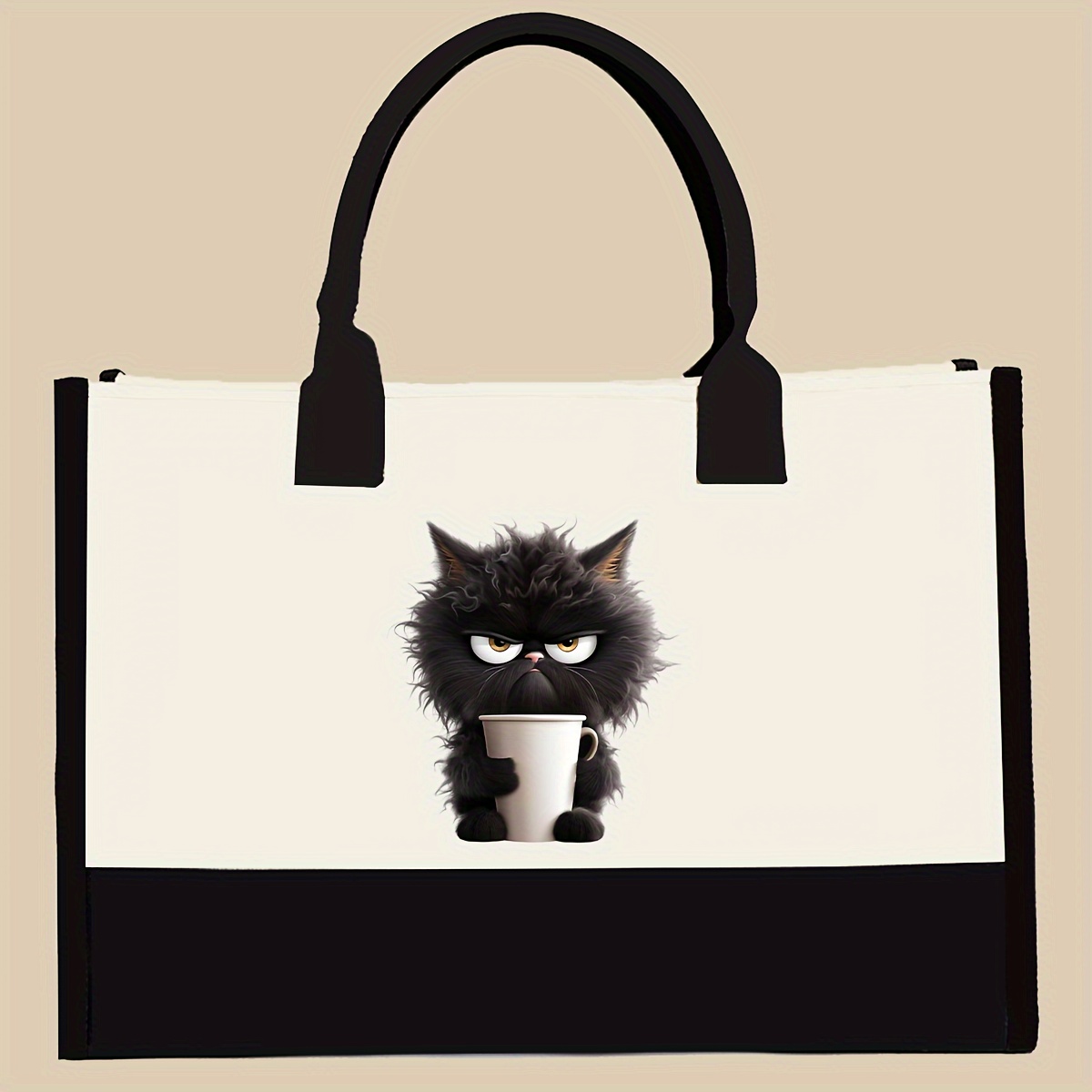 TEMU - Tote Bag For Pets, A Spacious And Carrier For Pet , Outdoor Travel Storage, Shopping Bag, And An Ideal Gift For Best .