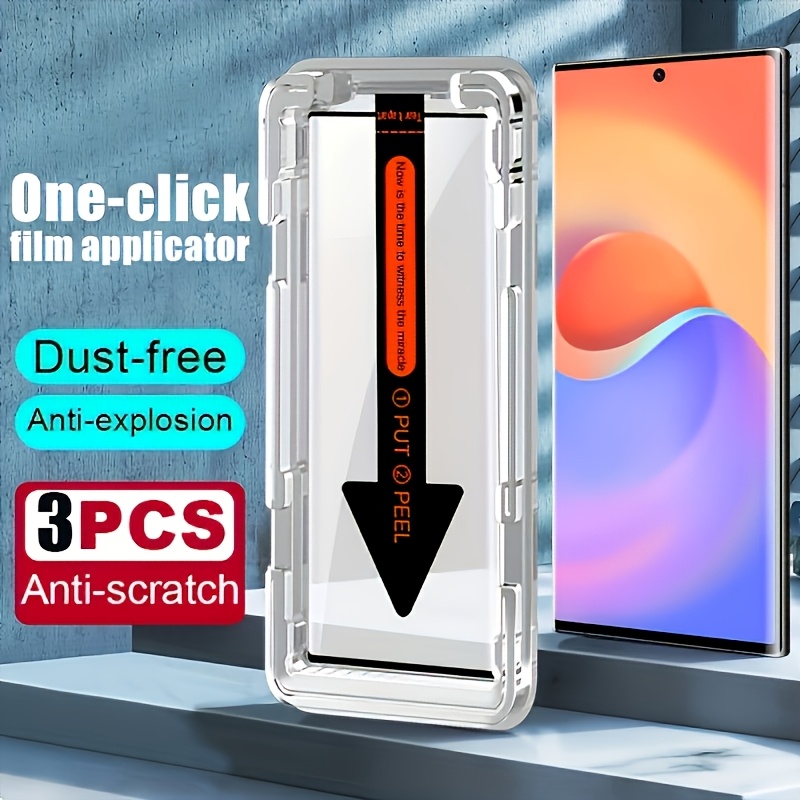 

3pcs Of High-quality Easy-to-install Screen Protectors - Suitable S25/s25 Plus/s25 Ultra/s24/s24+/s24 Ultra/s23 Ultra/s23+/s23/s22/s22+/s22 Ultra/s21/s21+/s21 Ultra - Dust-free Installation